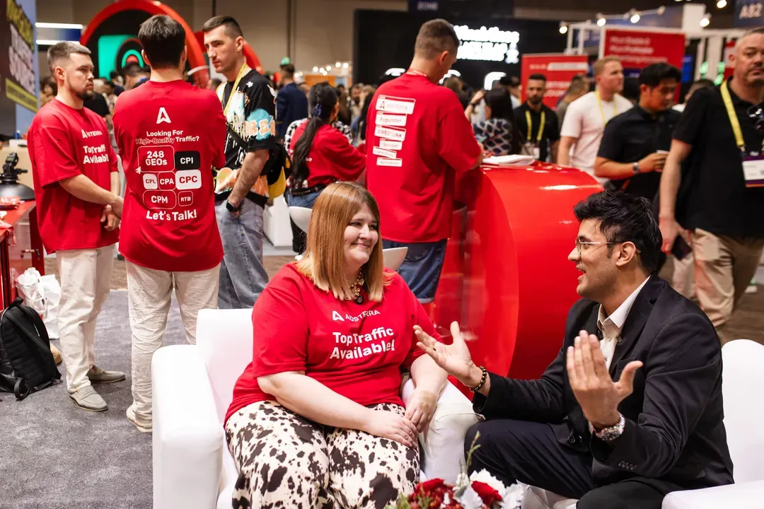 Networking on the show floor