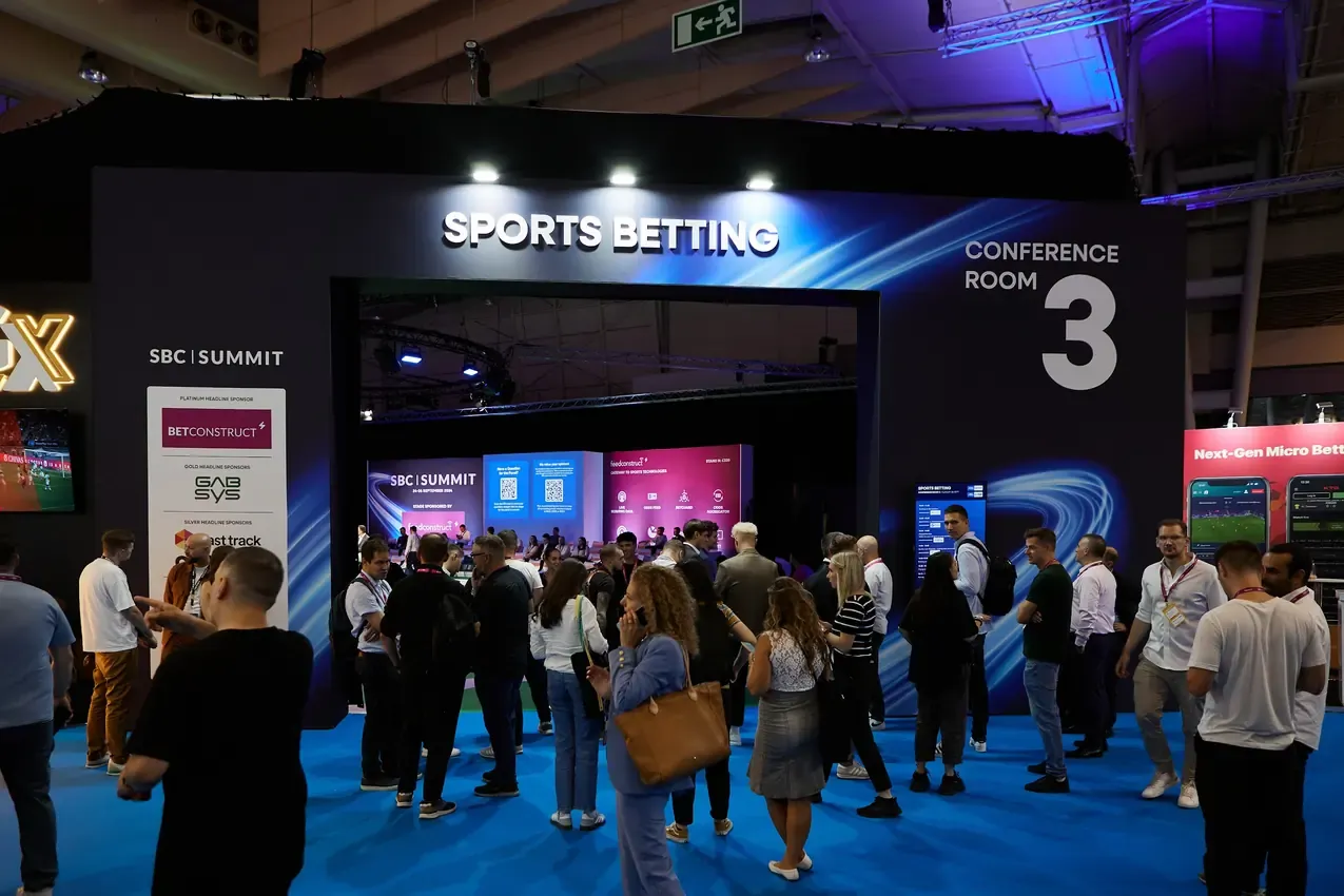 Entrance to the Sports Betting conference room at SBC Summit 2024