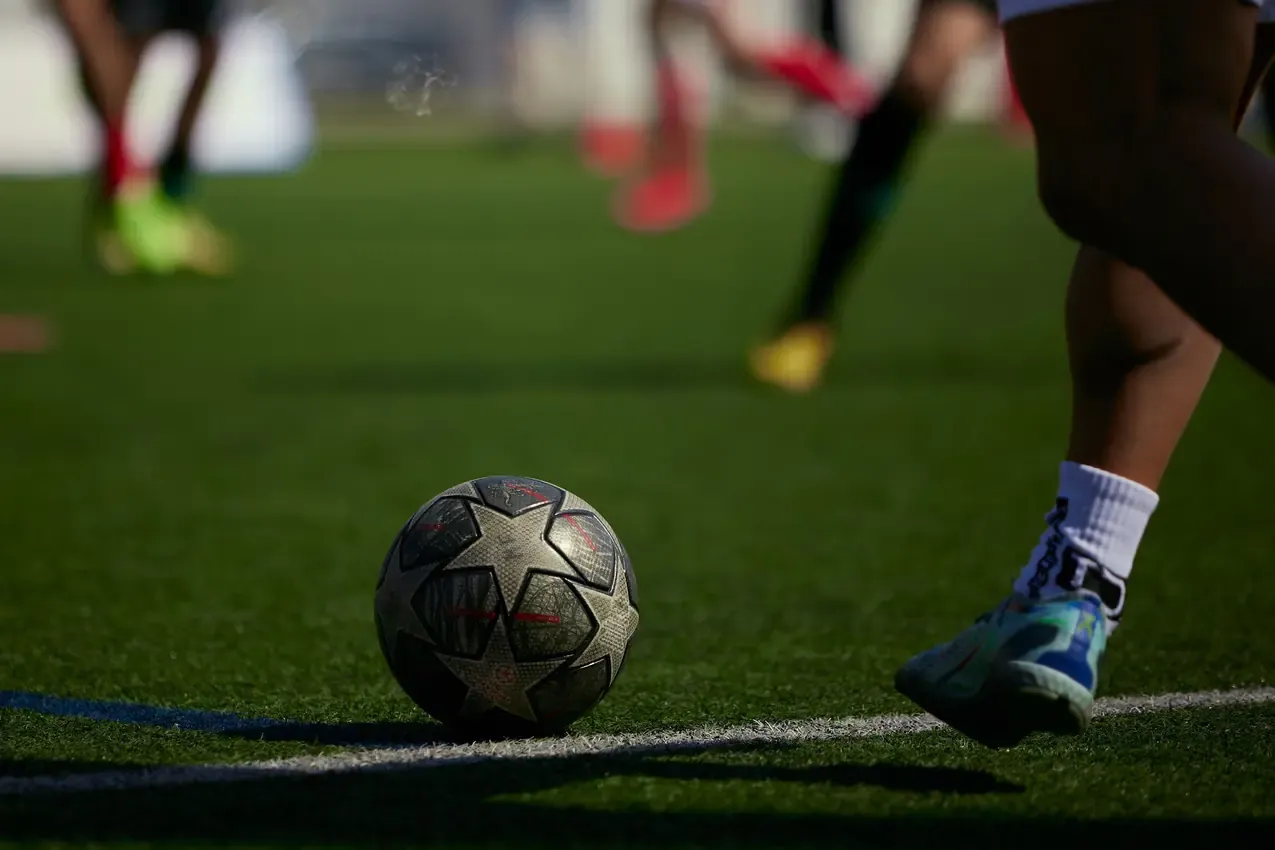 Match ball on the line with players closing in