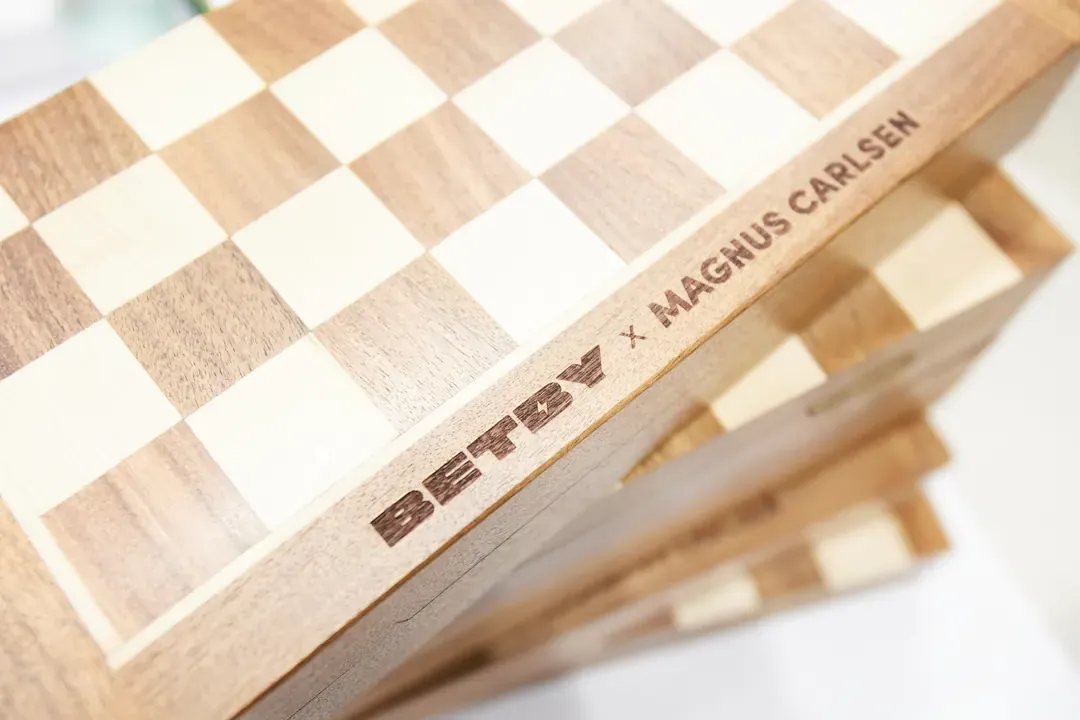 Branded chess set
