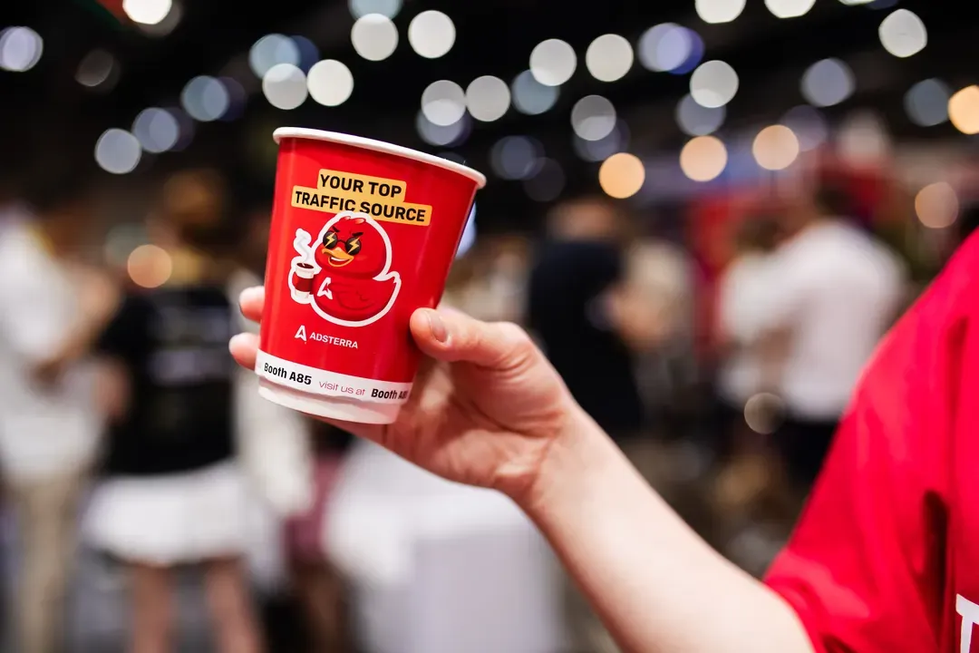 Branded cup